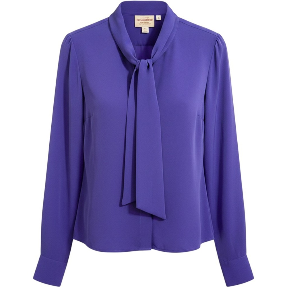 Country Sophisticates by Pendleton Vintage Purple Button Up Blouse‎ Women Size M